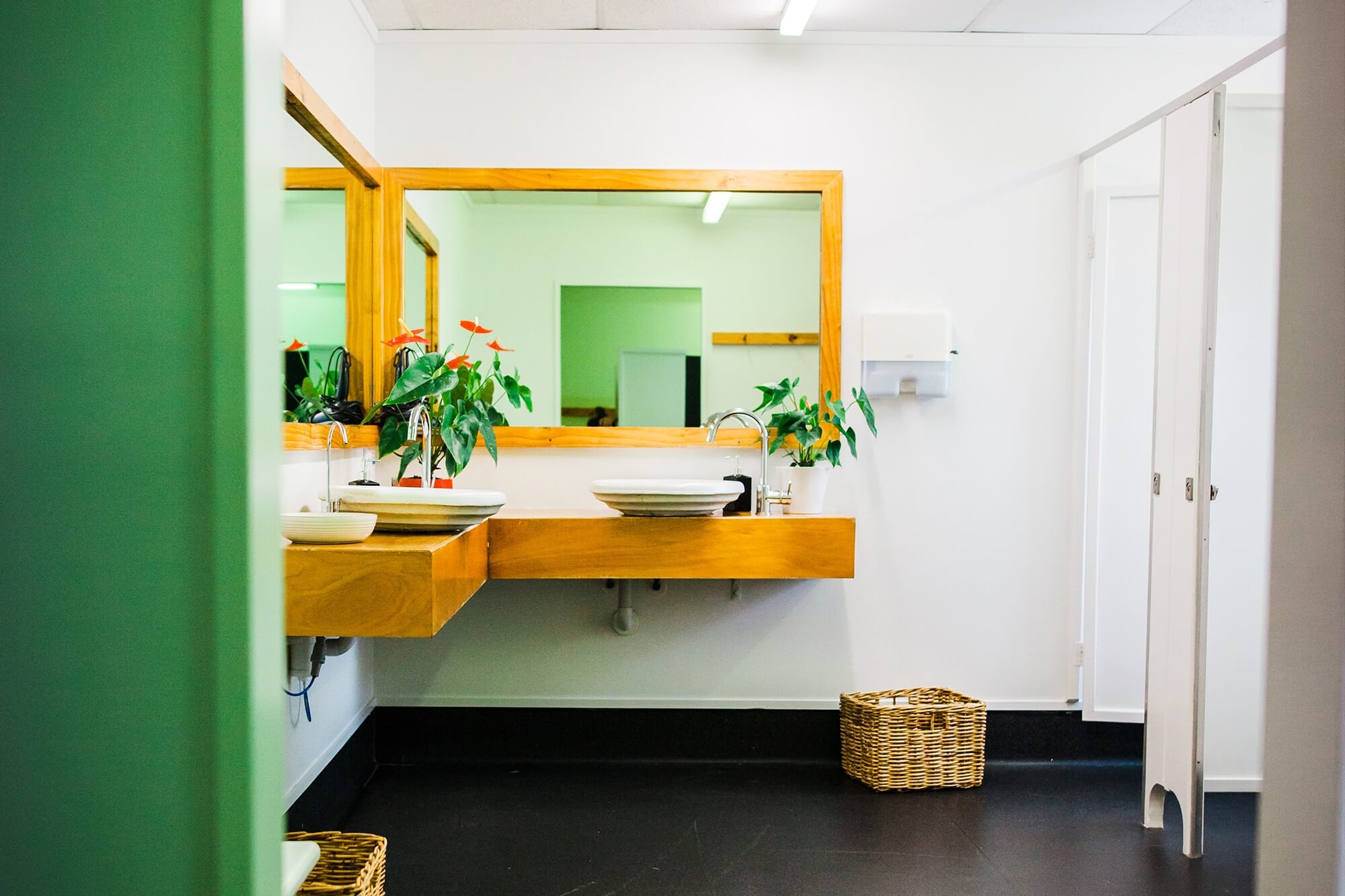 We have clean changing facilities in our yoga studio.